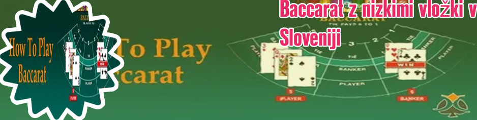 Baccarat z nizkim depozitom legalno