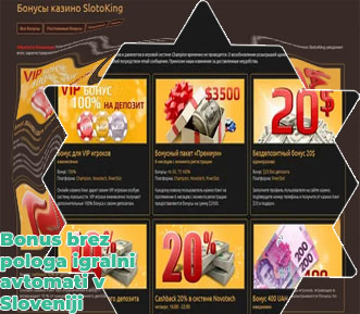 Bonus brez pologa Poker avtomati legalno