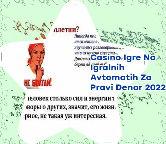 Spletni igralni avtomati pravi denar